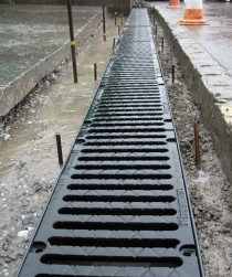 Installation of the drainage system