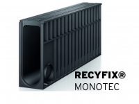 Monolithic drainage system RECYFIX MONOTEC with FIBRETEC design