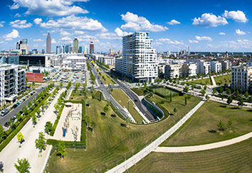The European Quarter in Frankfurt