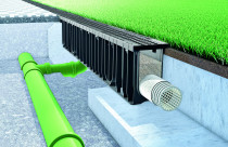 The Sportfix Clean gutter filter has won the environmental technology prize of the state of Baden-Württemberg. It reliably retains micro-plastic particles from artificial turf surfaces.