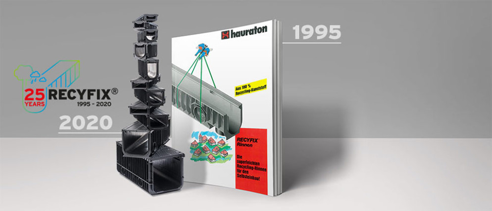 25 years RECYFIX - A material with history