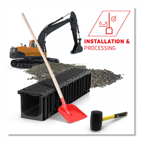 Installation & Processing of  drainage systems