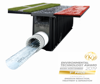 SPORTFIX CLEAN filter system wins environmental technology award